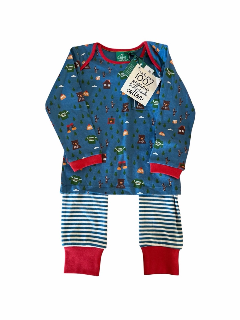 NWT Little Green Radicals Nordic Forest Playset  Size 2-3 Years